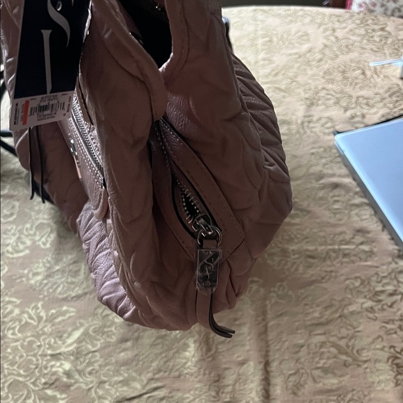 Simply Vera Vera Wang Pink Quilted Shoulder Bag - Picture 8 of 9